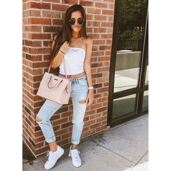 Kate Spade New York Laurel Way Evangelie Saffiano Leather Bag Satchel Pink - Picture 2 of 9